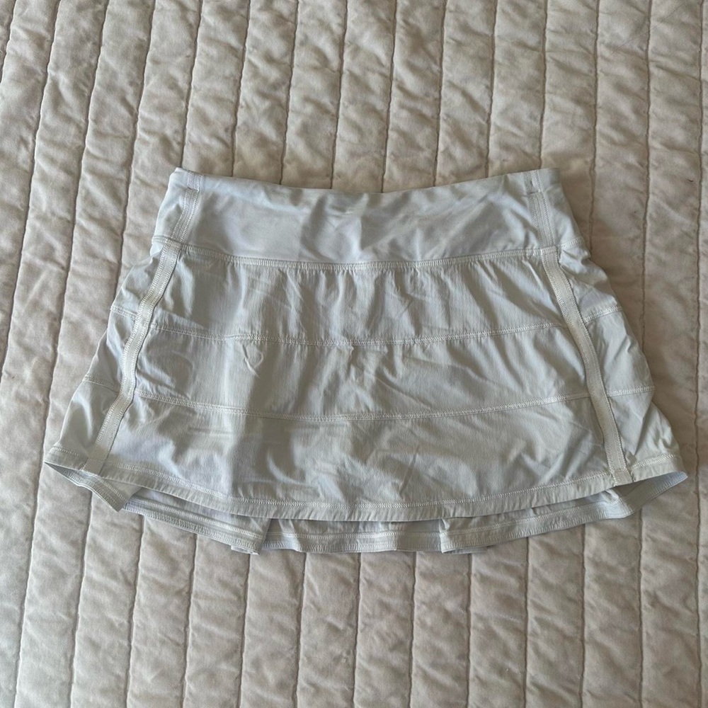 White Lululemon pacer Skirt
